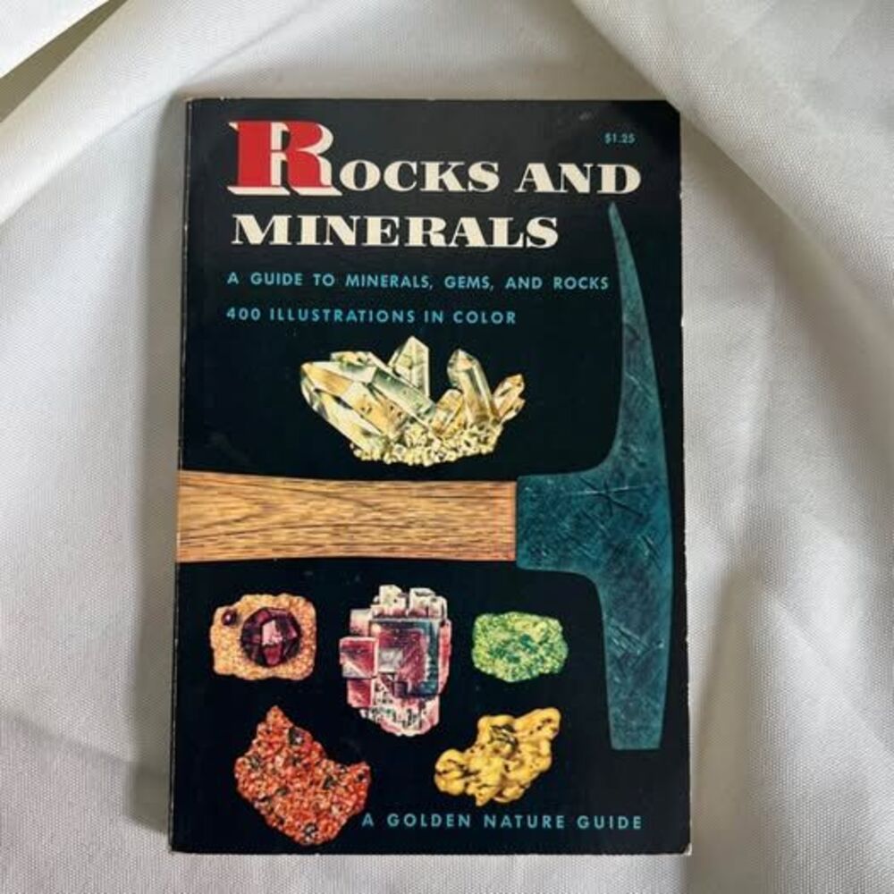 Vintage Golden Nature Guide: Rocks and Minerals